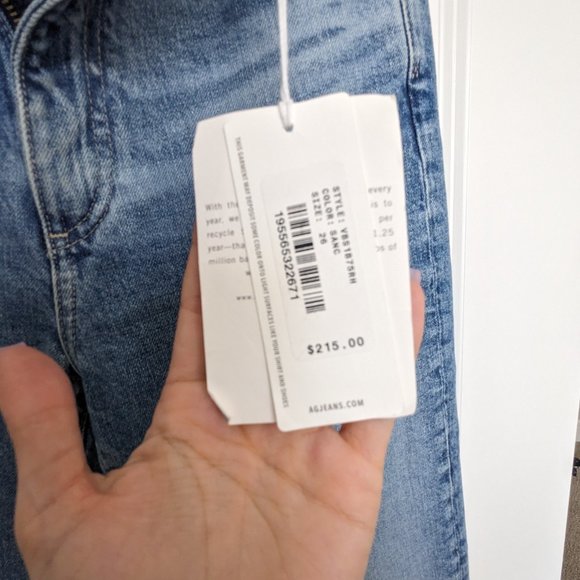 AG Adriano Goldschmied jeans alexxis boot jean high rise in color sundance - Picture 4 of 5